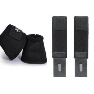 Professionals Choice Ballistic Overreach Bell Boots + Equifit Pastern Wraps